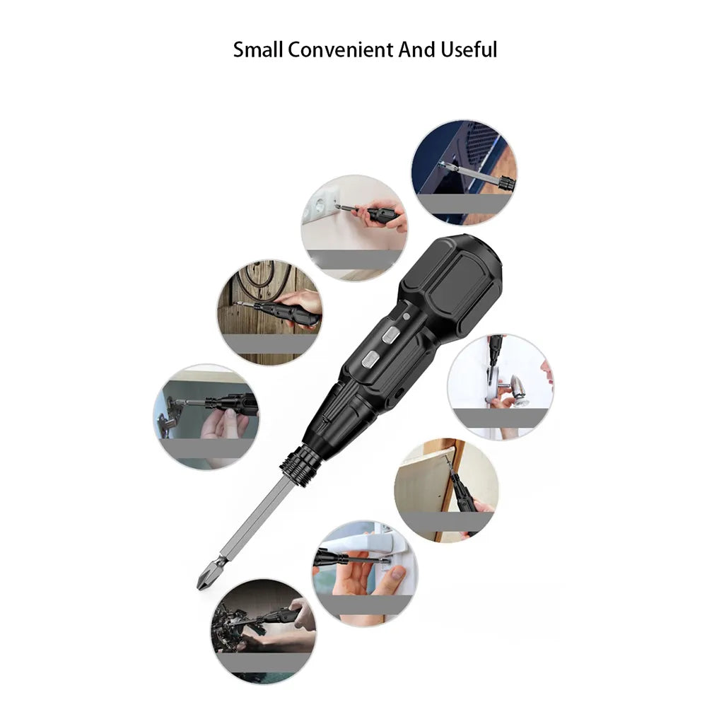 Electric screwdriver: screw effortlessly