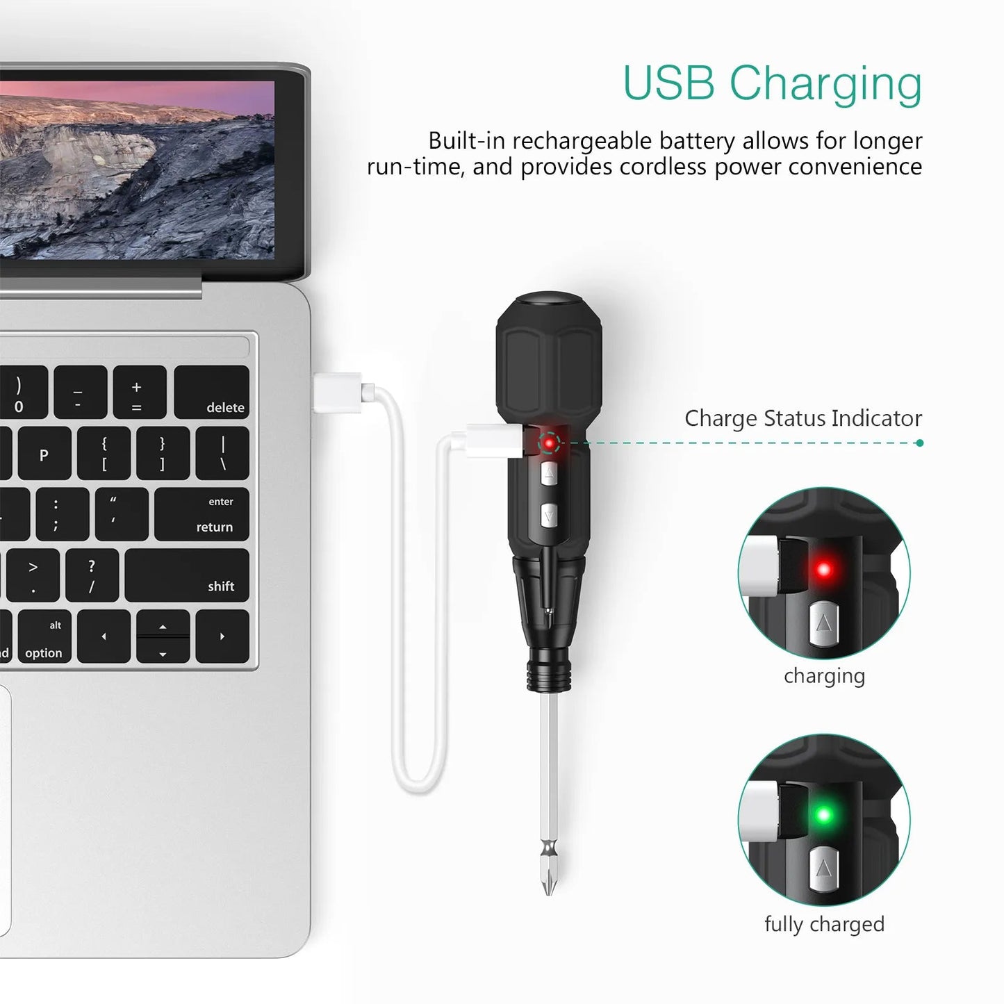 Electric screwdriver: screw effortlessly