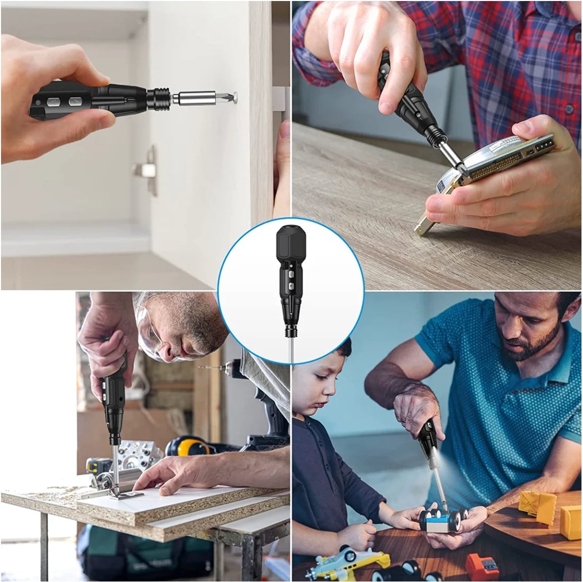 Electric screwdriver: screw effortlessly