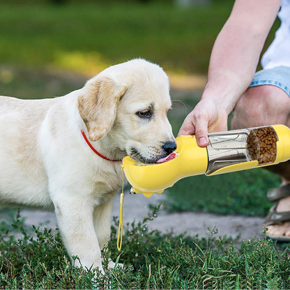 4-in-1 Flasche zur Hydration und Ernährung Ihres Hundes 